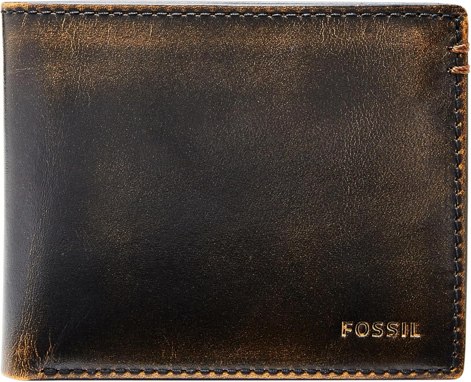 Fossil Males’s Wade Leather-based Bifold with Turn ID Pockets, Unlit, (Style: ML3882001)