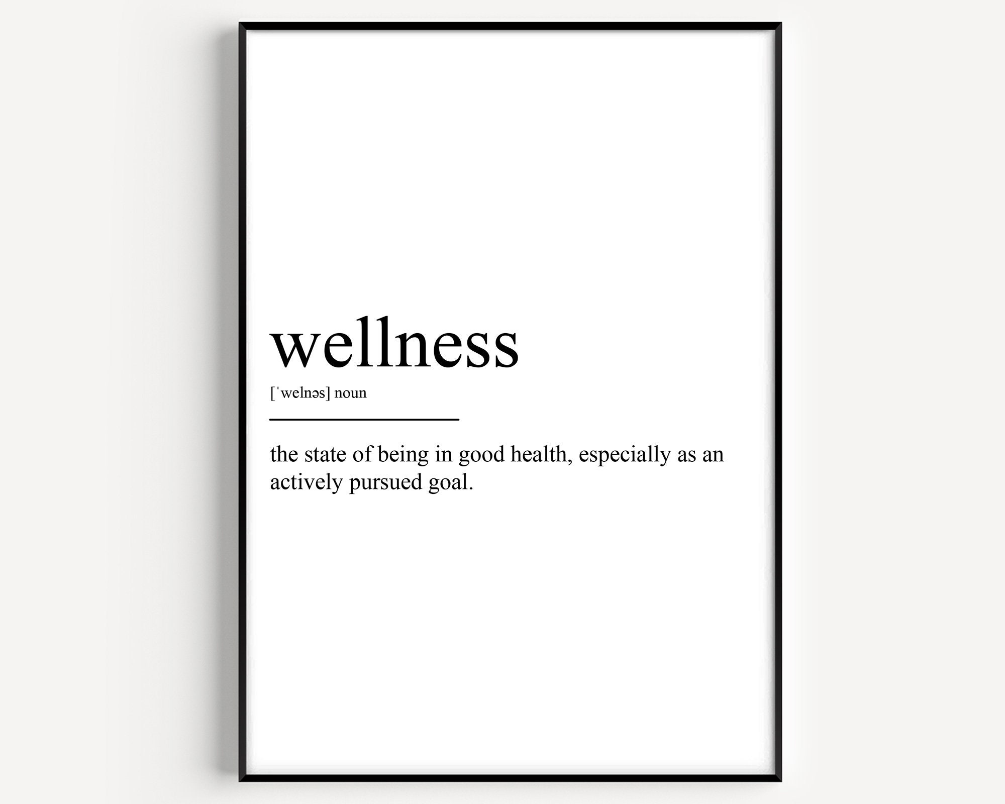 Exploring the One-Word Definition of Wellness